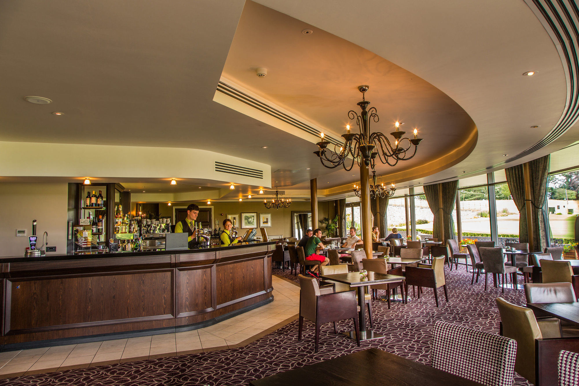Rockliffe Hall Hotel Golf & Spa دارلينجتون المطعم الصورة